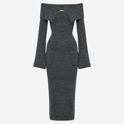 Baxter Off-Shoulder Knit Dress