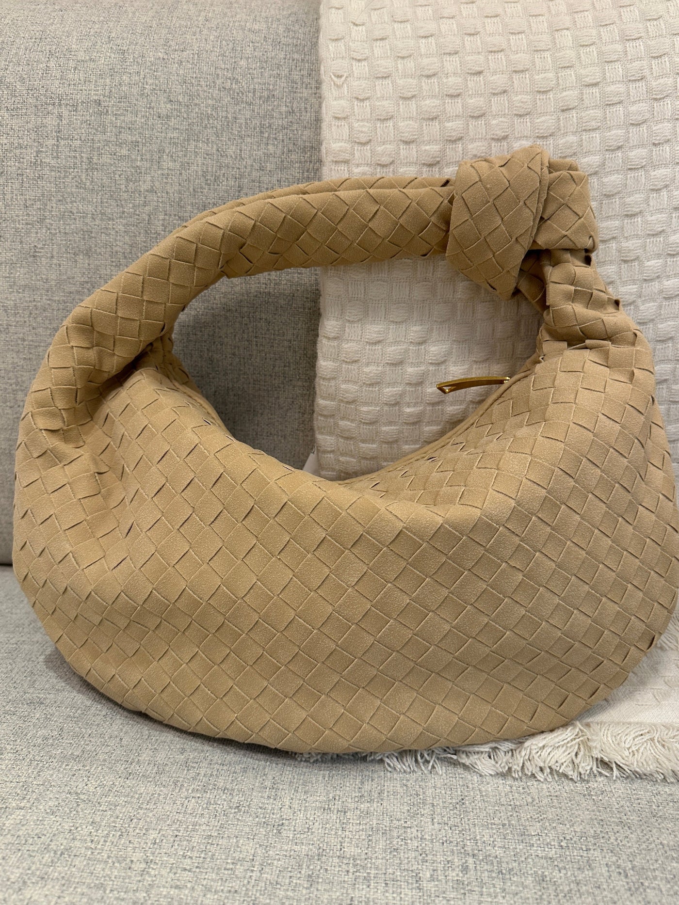 Zamszowa Torba Gio Medium
