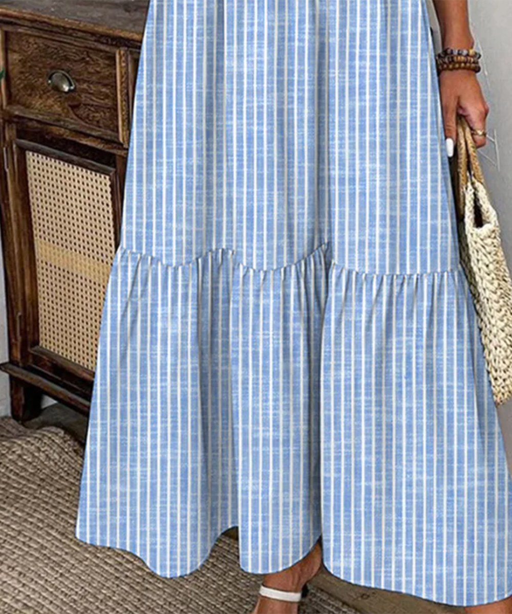 Elin | Sukienka Maxi w Paski