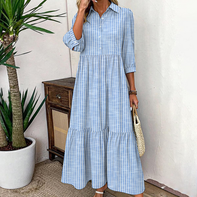 Elin | Sukienka Maxi w Paski