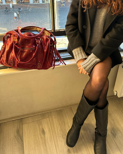 Torebka It girl w kolorze wiśniowym
