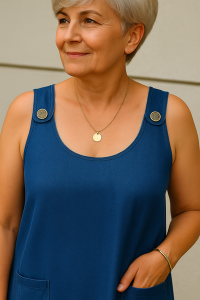 Noor | Sukienka w stylu denim