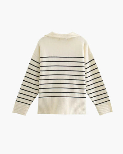 Elegancki Sweter Dziany