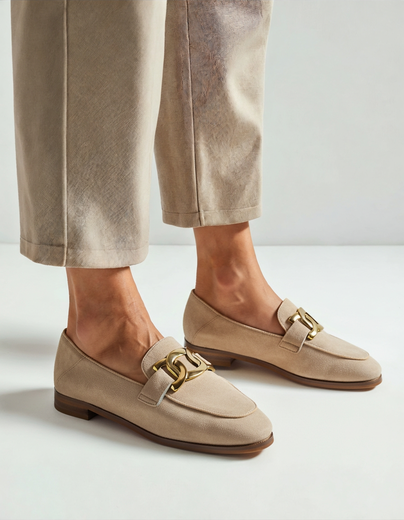 Loafers Księżnej z Zamszu