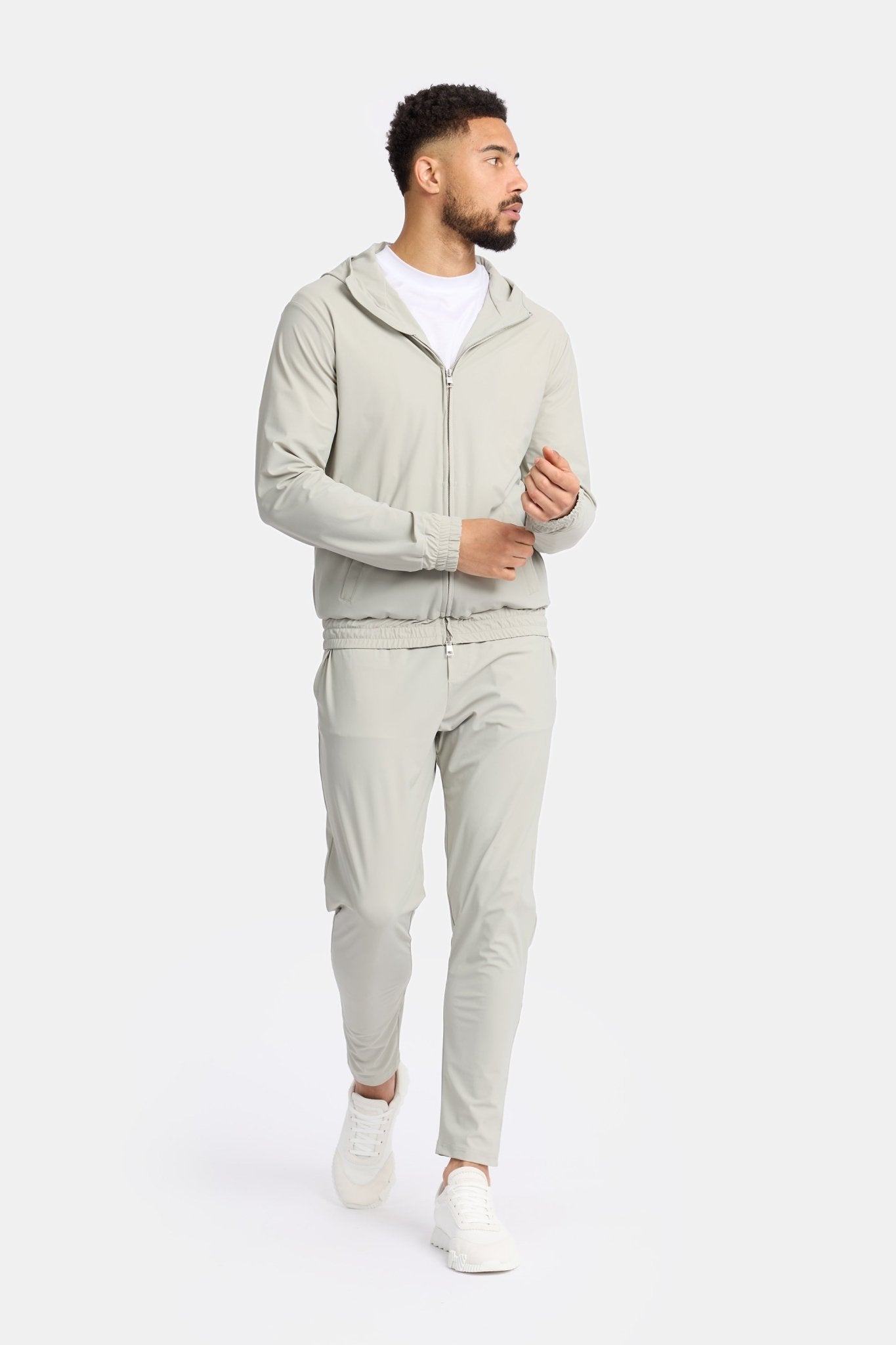 Szary Kaptur Tech Suit