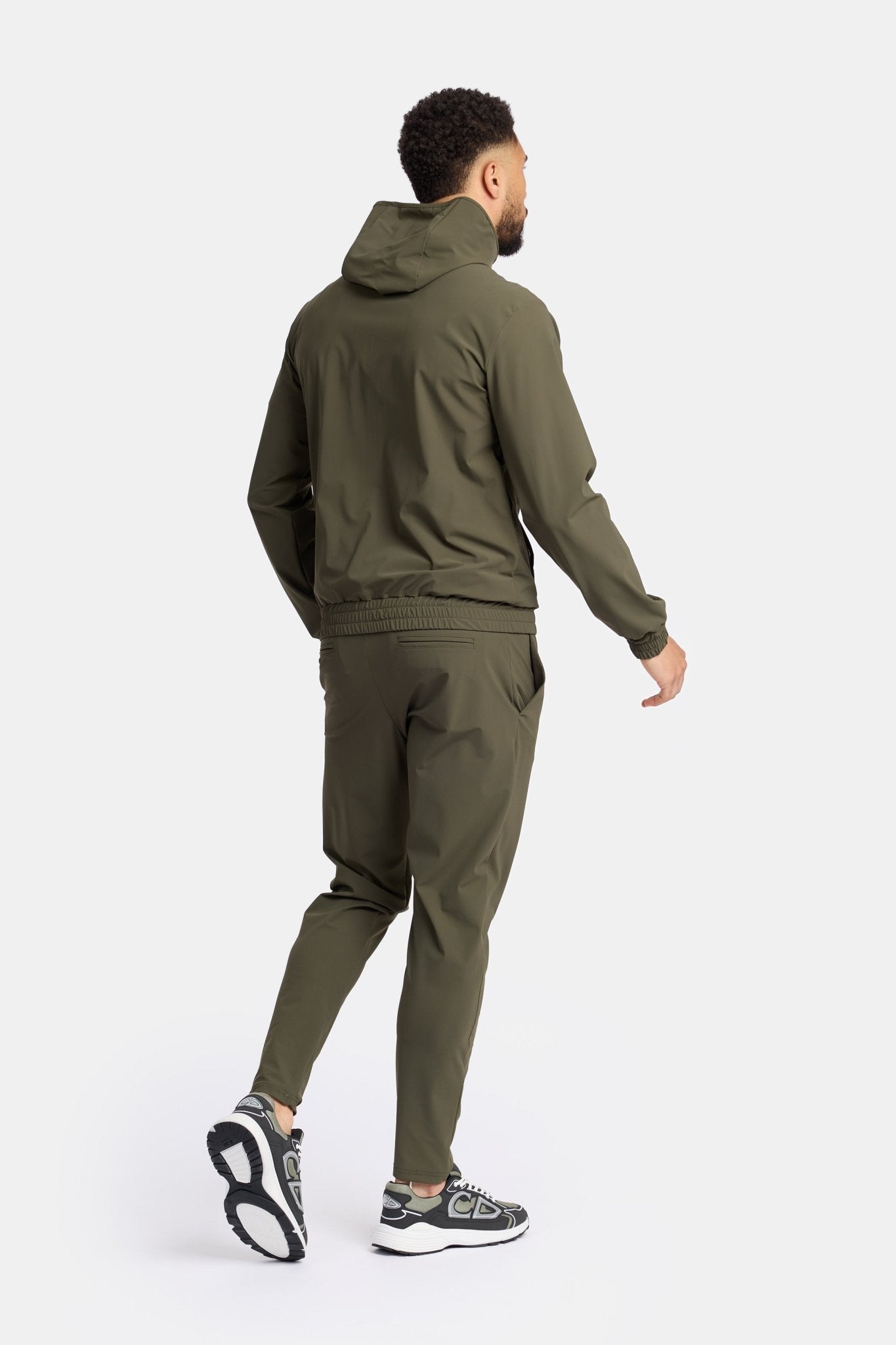 Ciemnozielony Kaptur Tech Suit