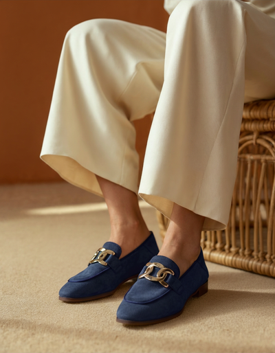 Loafers Księżnej z Zamszu