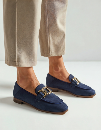 Loafers Księżnej z Zamszu